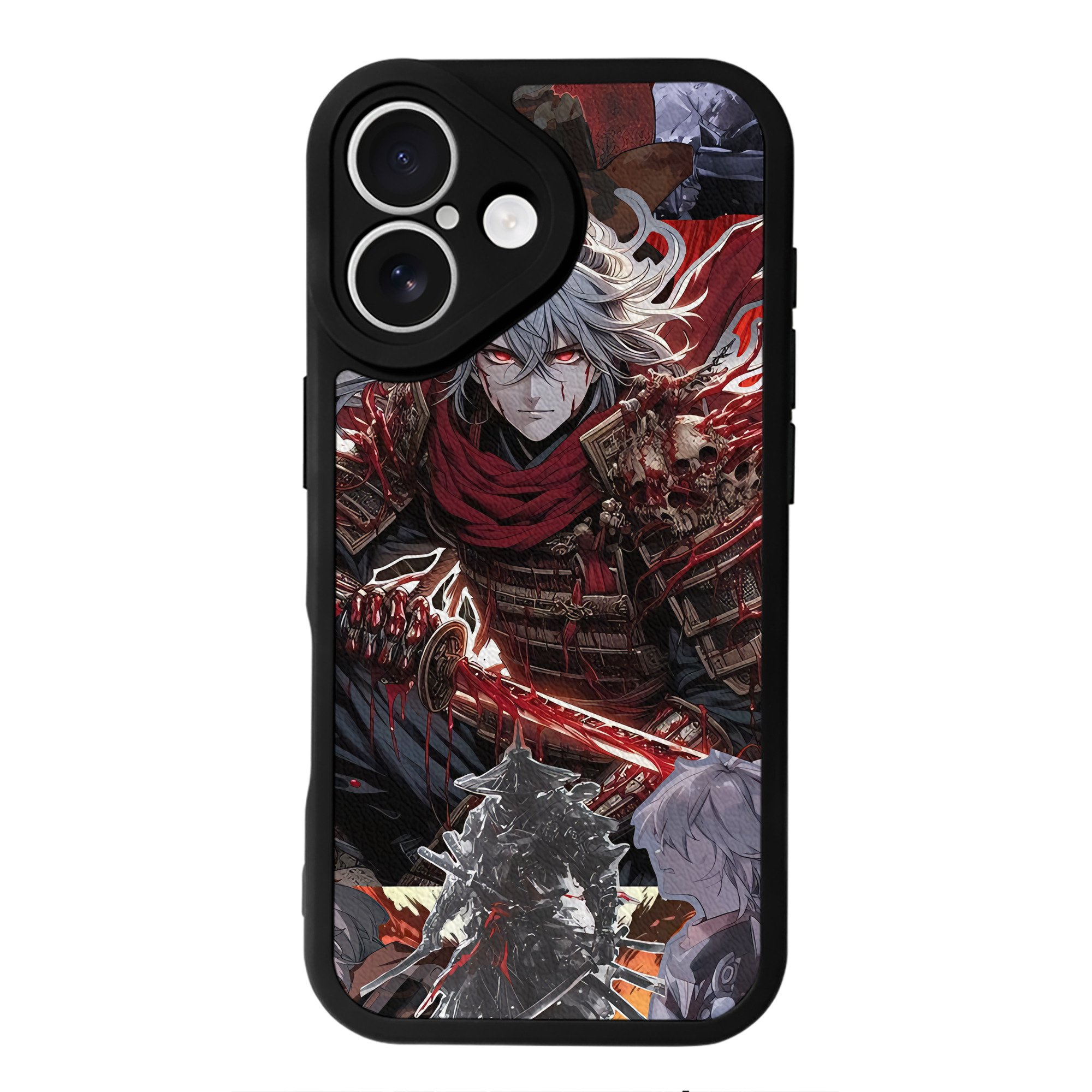 （画像用） 刀剣乱舞 Touken Ranbu 【iPhone 16シリーズ対応】シリコンスマホケース（レザー調） 材質：シリコン